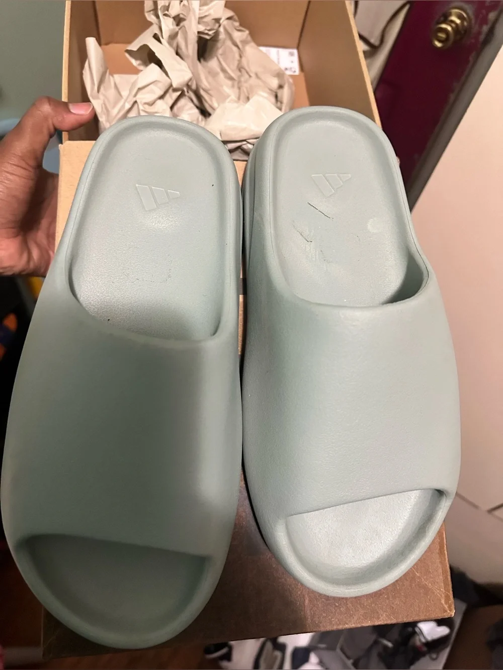 Slip-On Foam Clog in Sage Green